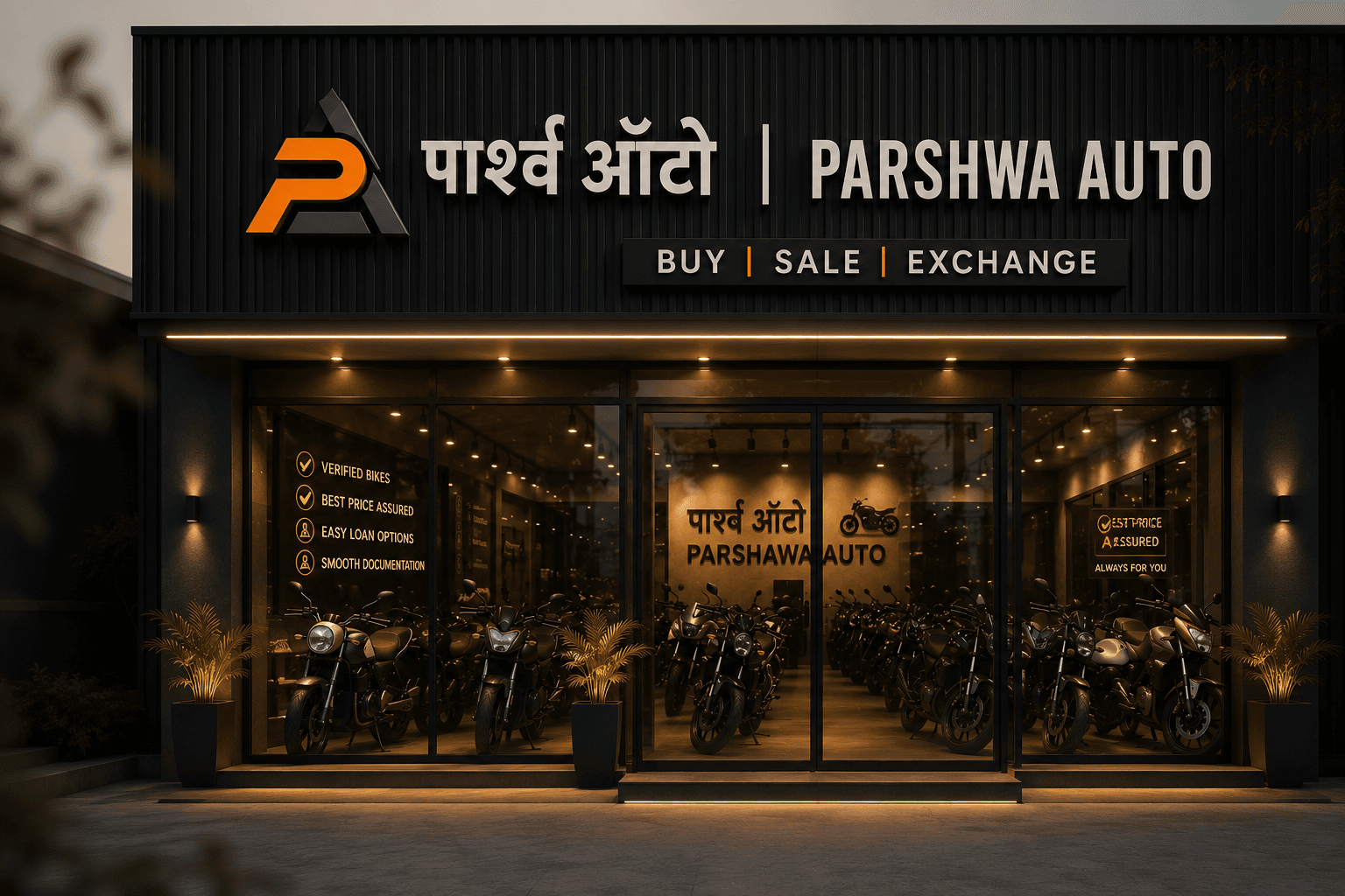 Parshwa Auto showroom